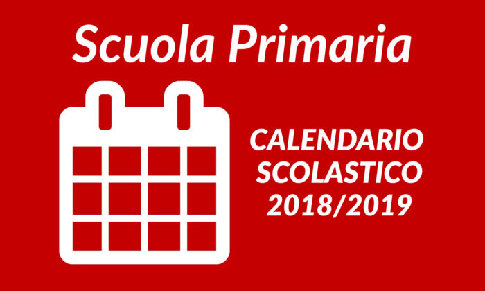 Calendario Scolastico – Scuola Primaria ed Infanzia