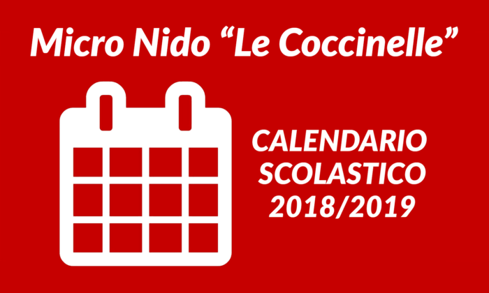 Calendario Scolastico – Micro Nido